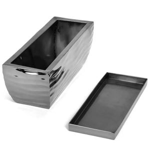 Maceta Rectangular Maceta Flor Interior Exterior Antiguo Cobre Maceta Hecho a mano Nuevo diseño Decorativo en Precio al por mayor - Product Image 4