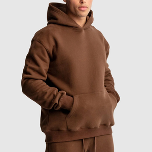 Sudadera con Capucha Gruesa sin Cordones al por Mayor, 100% Algodón Felpa, Impresión Digital Personalizada con Logotipo, Corte Cuadrado para Hombre - Product Image 2