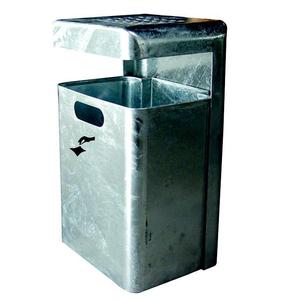 Contenitore per rifiuti -MONDO-, 35 litri, in acciaio, con coperchio - Product Image 4