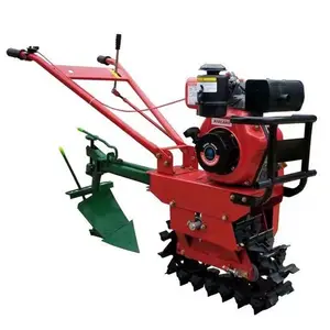 Mini điện tiller hai bánh xe tay máy kéo ratavator ROTARY đa chức năng Crawler tu