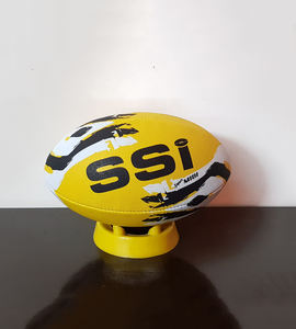 Ballon de rugby Super Midi de haute qualité taille 5 vessie en butyle étanche en cuir PVC Logo personnalisable pour la formation promotionnelle - Product Image 1