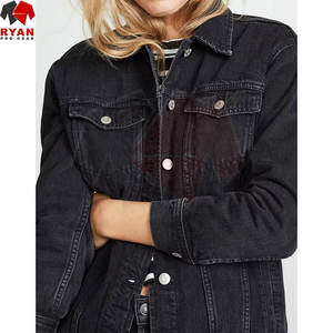 Chaqueta Vaquera de Moda para Mujer, Chaqueta de Mezclilla de Algodón Premium al por Mayor, Marca Privada OEM - Product Image 4