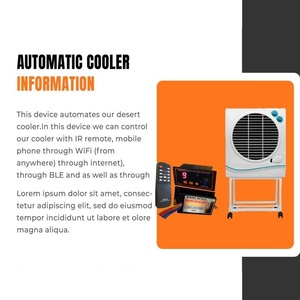 Mohali meilleur refroidisseur de travail automatique avec climatiseur de refroidissement de pièce intérieure refroidisseur d'eau par pulvérisation d'évaporation avec télécommande WiFi - Product Image 3