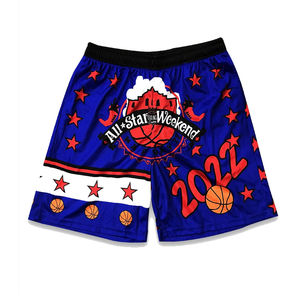 Top Tendance 2024 OEM Logo personnalisé Short de basket-ball pour homme Short grande taille impression short en maille de polyester respirant Jogger - Product Image 6