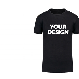 Camiseta personalizable de algodón y poliéster para hombre con cuello redondo, Camisetas estampadas de punto informales, método de impresión Digital - Product Image 1