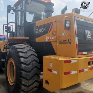 Chargeuse sur pneus LIUGONG50 d'occasion, 16 tonnes, godet de 3 m³, marque chinoise d'origine, 95% neuve, construction, faible nombre d'heures, certifiée CE, d'occasion - Product Image 3