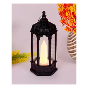 Ferme Grand Vintage Décoratif Bois Bougeoirs Laver Blanc Sol Bougie Lanternes Rustique Lanterne Extérieure pour Jardin De Mariage - Product Image 1