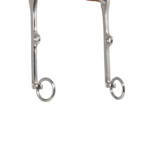 Boca de caballo Vástagos largos de acero inoxidable Equitación Plata occidental Punteada/Boca de cobre de alta calidad Equitación Plata Punteada - Product Image 5