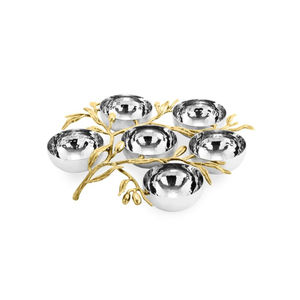 Bol en métal de créateur de luxe pour la collection de décoration intérieure Bol à riz en acier inoxydable poli pour un dîner élégant - Product Image 4