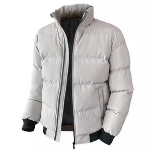 Calidad personalizada Personalización Invierno Puffer Chaqueta brillante Acolchado cálido Venta al por mayor Bubble Bomber Jacket - Product Image 3