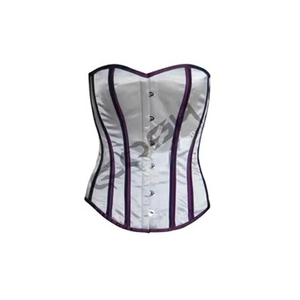 COSH CORSETS Personnalisé Overbust Steelboned Respirant Plus Size Taille Formation Fashion Wear Corset en satin - Product Image 1