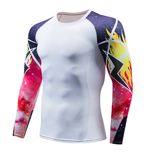 Customized Digital <b>Printed</b> MMA Mens Rash Guards Premium <b>Surfing</b> Rash Guard with Superior BJJ Features - Product Image 1