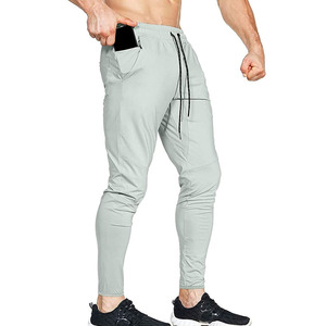 Mejor diseño 2025 Pantalones deportivos casuales para hombres Ropa de calle de color sólido de algodón y poliéster de alta calidad - Product Image 2