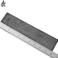 Barre en acier Damas de qualité industrielle, faite sur mesure, pour la fabrication de couteaux Bush, avec manche en bois, OEM disponible, garantie 3 ans