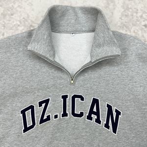 Sweat-shirt à col rond en molleton personnalisé avec logo 2025 pour femmes et vêtements décontractés en tricot surdimensionnés à manches longues respirants - Product Image 4