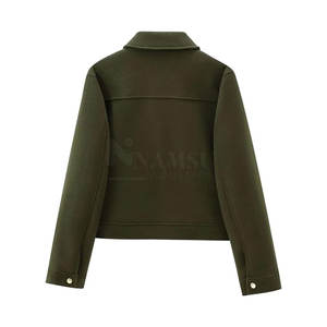 Meilleures ventes sur mesure femmes laine vestes 2025 léger peau de mouton coton tricoté respirant écologique - Product Image 2