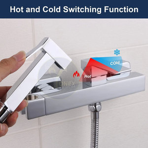 Robinet de douche WC dissimulé à haute pression, résistant à la rouille et en matériau durable, eau chaude et froide - Product Image 6