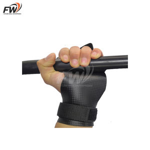 Poignées de protection pour les mains en caoutchouc naturel haute résistance, avec logo personnalisé, pour crossfit, fitness, musculation et entraînement. - Product Image 3