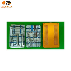 ชุดเครื่องมือผ่าตัดเปิดกะโหลกศีรษะแบบครอบคลุมแผ่นยึดภายในสำหรับการแตกหักชิ้นใหญ่สกรูสเตนเลสแบบแมนนวล - Product Image 4