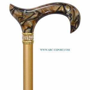 Bastón para caminar de lujo pulido con espejo de aluminio Fabricante de bastón para caminar estándar de alta calidad - Product Image 5