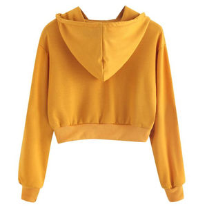 Sudadera con capucha de algodón Terry francés de 380g para mujer, ropa de calle transpirable con ropa de invierno de algodón puro, OEM al por mayor - Product Image 3