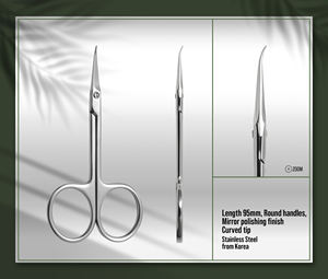 Las mejores tijeras de manicura con acabado opaco de acero inoxidable, tijeras de aseo multifunción, cuidado de las uñas, cuchillas puntiagudas con flecha, microtijeras - Product Image 6