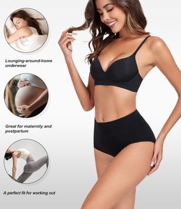 Ropa Interior de Cintura Alta para Mujer de Talla Grande, Cómoda y Equilibrada, con Botones, Tejido Suave y Elástico, Transpirable, con Soporte en la Cintura - Product Image 3