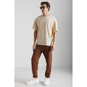 Pantalones Deportivos GRIMELANGE Goran para Hombre, de Algodón Orgánico, con Forro Polar, Bolsillos y Puños Elásticos - Product Image 2