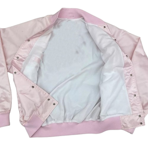 Écusson de broderie chaud pour hommes de haute qualité personnalisé OEM Veste universitaire Bomber Letterman Veste universitaire en satin pour hommes - Product Image 2