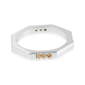 แหวนสี่เหลี่ยมสีเงินสเตอร์ลิง925แฟชั่นสำหรับผู้หญิงประดับด้วยพลอยสีแดงลูกบาศก์เซอร์โคเนีย - Product Image 5