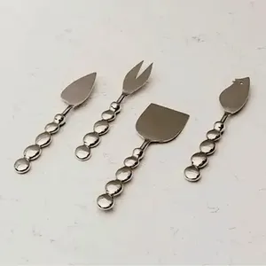 Esparcidor de queso de diseño moderno, mango de ratán de acero inoxidable, cubiertos perfectos para utensilios de cocina de boda, cubiertos para servir frutas - Product Image 5