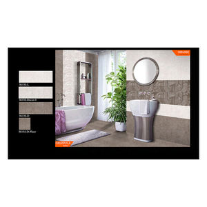 Modern Design Indian Matte Non-slip Ceramic Wall Tiles 30*90cm Solid Texture From Indian Supplier for Villa Bathroom Decor - Product Image 1