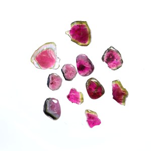 11ชิ้นที่มีคุณภาพสูงอัญมณีหลวมอัญมณีธรรมชาติทัวร์มาลีนชิ้นที่มีคุณภาพสูงชิ้นพลอย - Product Image 1