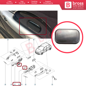 Capteur de porte sans clé BDP1194, couvercle de serrure 8200641966 pour Megane 2/3 Scenic 2/3 Clio 3 Vel Satis-Bross Pièces automobiles 100% testées - Product Image 5