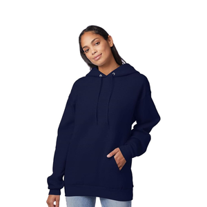 เสื้อฮู้ดผู้ชายไซส์ใหญ่ ผ้าถักกันยับ น้ำหนักปานกลาง ผ้าฝ้ายฟลีซ 100% เสื้อสเวตเชิ้ตลำลอง อุ่นสบายสำหรับฤดูหนาว - Product Image 4