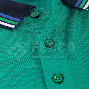 เสื้อเชิ้ตผู้ชายสีพื้น ผ้าฝ้าย 100% ระบายอากาศ แห้งเร็ว แขนสั้น ไซส์ใหญ่ ผ้าถัก สวมใส่สบายๆ สำหรับฤดูร้อน สำหรับผู้ใหญ่ - Product Image 6