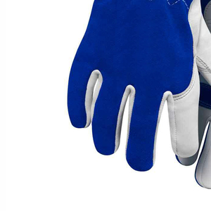 Gants de soudage perforés en cuir Cabretta, résistants à la chaleur, personnalisés, non rigides, de sécurité, imperméables et antidérapants - Product Image 6