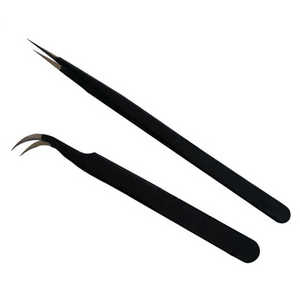 Pinzas para pestañas con volumen de etiqueta privada, suministros de belleza para cosméticos, pinzas para pestañas de alta calidad recubiertas de papel - Product Image 6