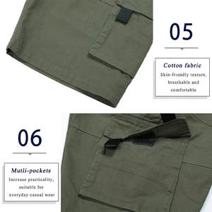 Pantalones cortos de carga para hombre, de secado rápido, de talla grande, de alta calidad, para viajes al aire libre, ropa de verano, pantalones cortos transpirables para hombre - Product Image 5