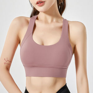 Fitness Ladies Girls Running Gym Yoga Bra Tops Logotipo personalizado mujeres Ejercicio Entrenamiento Mujeres Sujetador deportivo súper calidad haciendo - Product Image 2
