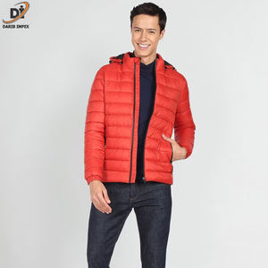Chaqueta acolchada hecha en fábrica para hombre de nailon 100% al por mayor, estilo lujoso de la mejor calidad, cuello largo y fino con capucha, popular para invierno - Product Image 5