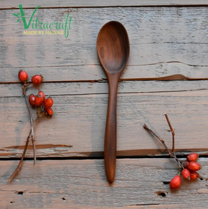 Set de service de table Couteau en bois. Ensemble cuillère et fourchette. Design luxueux, décoration de table à manger élégante, produits faits main vietnamiens cadeau significatif Sûr à utiliser - Product Image 2