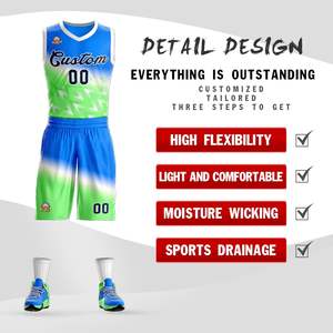 Bajo MOQ Uniformes de baloncesto personalizados Conjunto Ropa deportiva Uniforme de baloncesto transpirable - Product Image 2