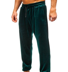 Estilo perfecto Hombres Chándales de terciopelo Totalmente personalizado Transpirable tarifa barata mejor diseño Chándal de terciopelo con peso ligero - Product Image 6