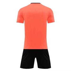 Uniforme de football personnalisé de haute qualité 100% polyester à séchage rapide, best-seller, respirant, manches courtes pour hommes et femmes - Product Image 2