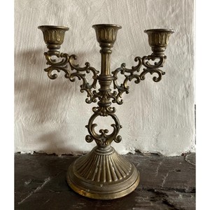 Bougeoir en laiton vintage/candélabre/orné/qualité incroyable au prix de gros - Product Image 6