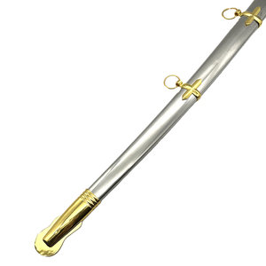 TS4R Collection Européenne, Style Inspiré d'Épée, Sabre de Commandement Doré, Accessoire de Film pour Costumes et Fins Décoratives - Product Image 2