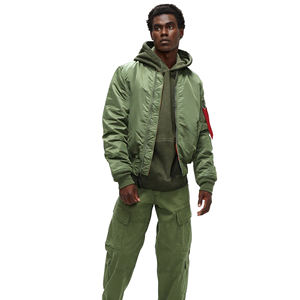 Chaqueta Bomber Reversible de Camuflaje para Hombre con Logotipo Personalizado, Chaqueta Casual de Nailon con Cierre para Primavera y Actividades al Aire Libre - Product Image 1