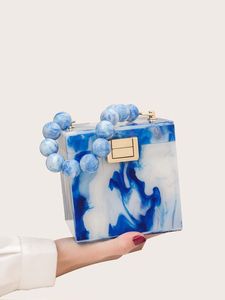 Bolso de Mano de Resina Ecológica de Lujo con Bordado Hecho a Mano, Diseño Personalizable, al Mejor Precio - Product Image 2