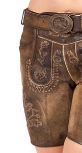 Haute qualité bavarois Lederhosen allemand porter des shorts en cuir de chèvre et pantalons longs traditionnels meilleure vente 2025 - Product Image 5